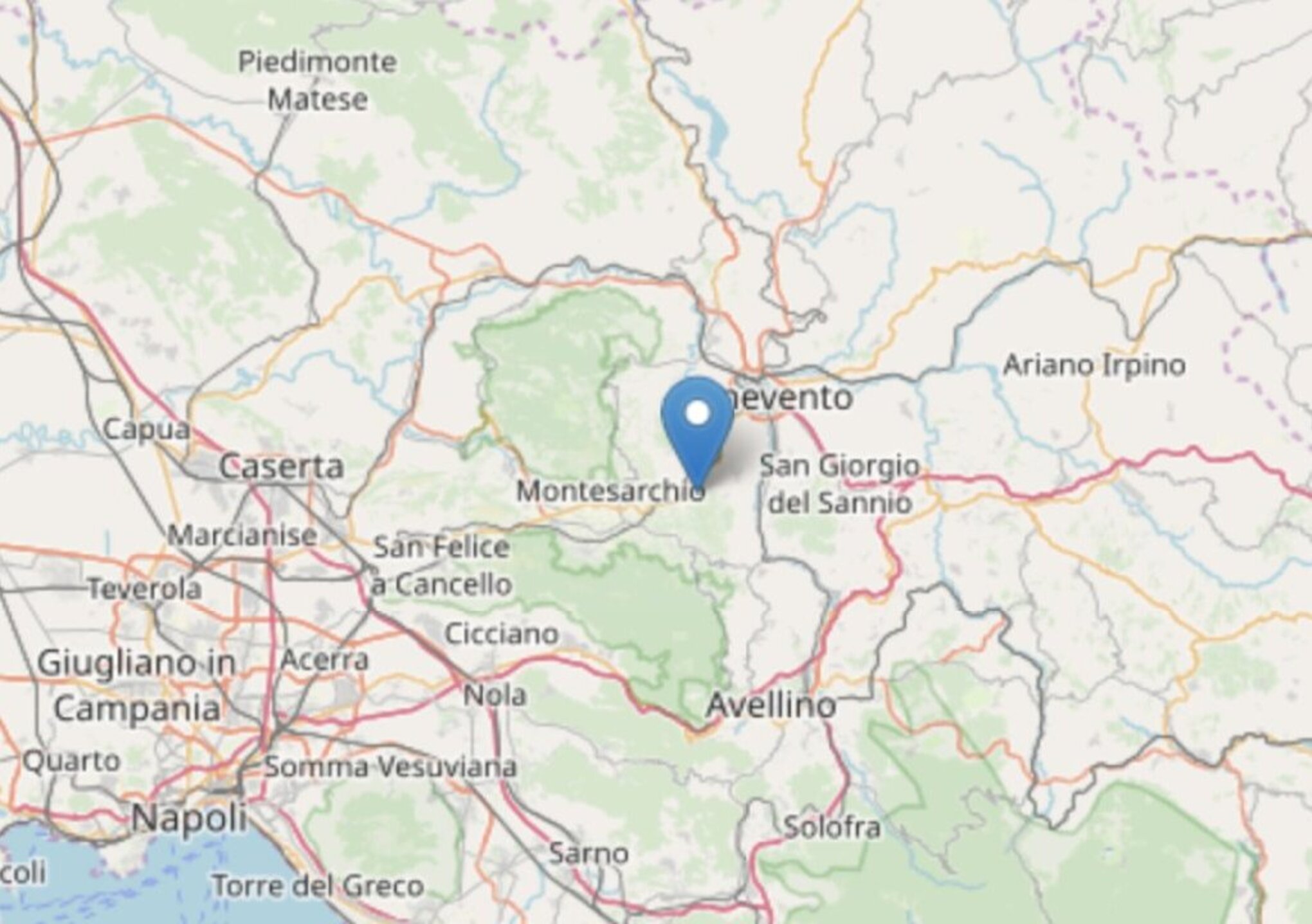 Terremoto Nel Beneventano Registrate Scosse Superiori A Magnitudo 3