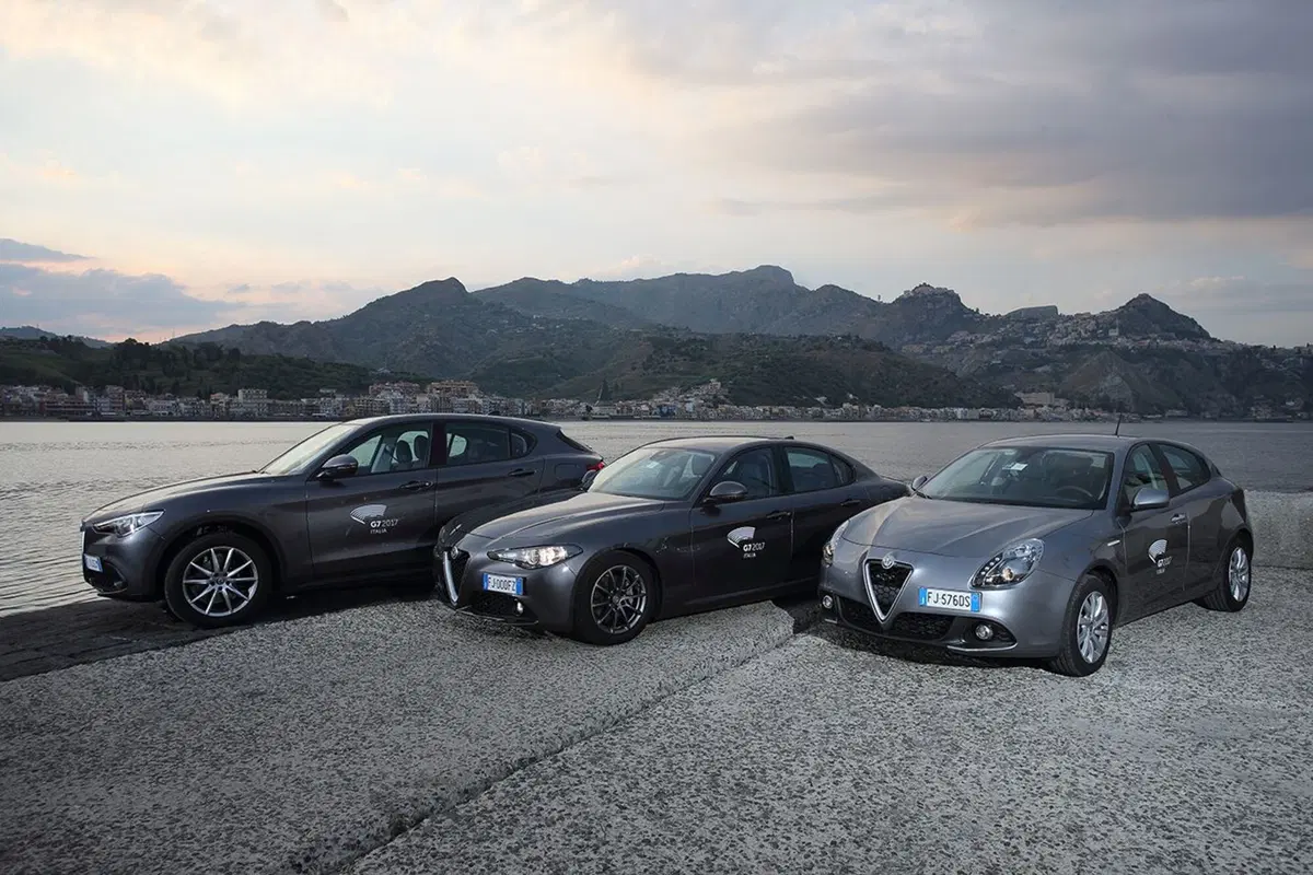 Le auto di FCA al G7 di Taormina