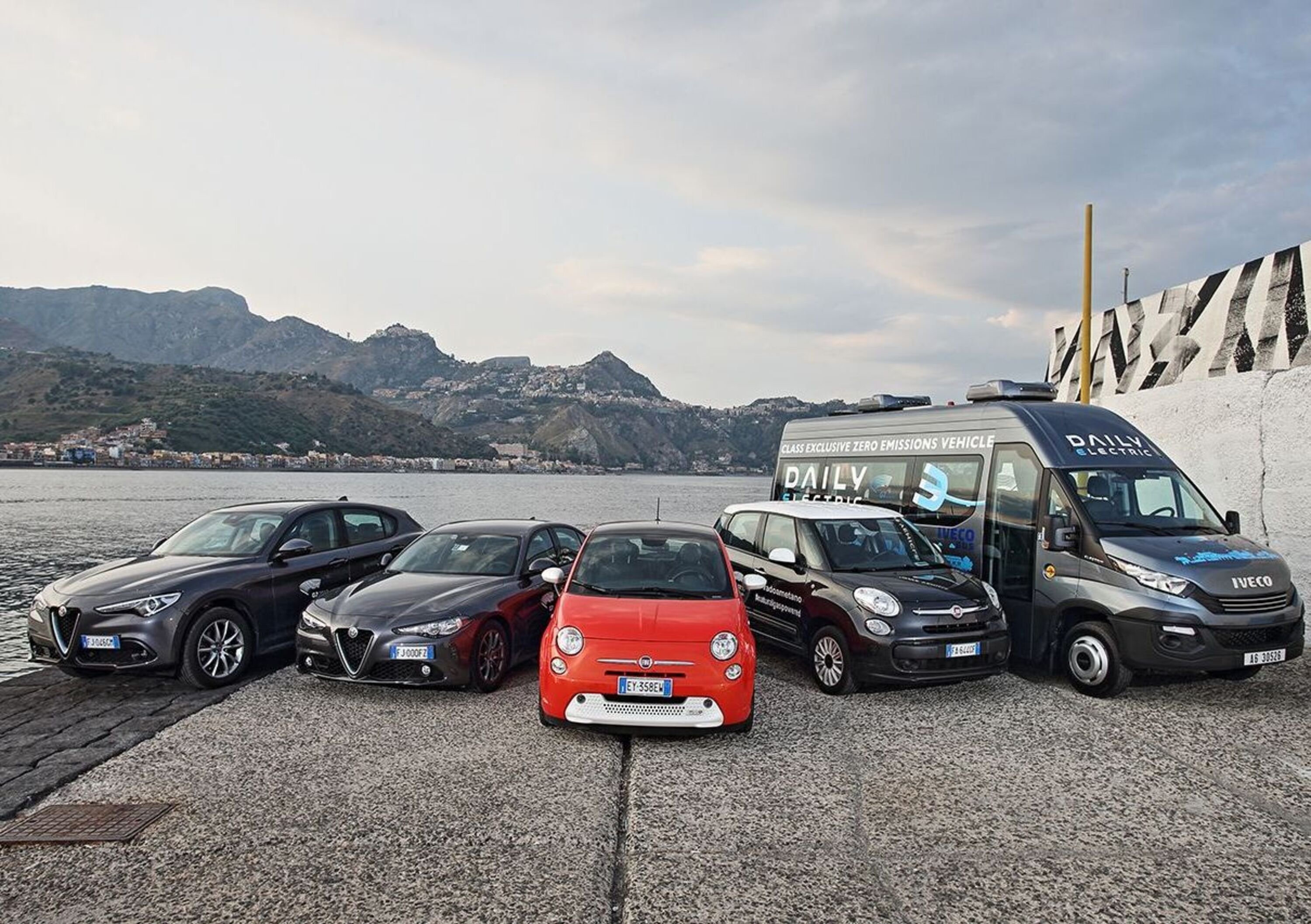 Le auto di FCA al G7 di Taormina
