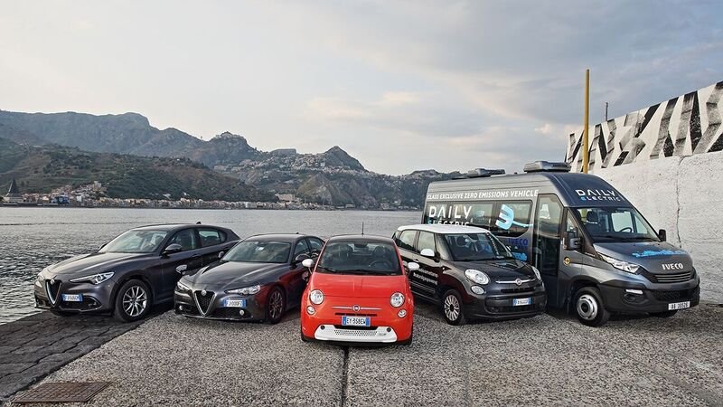 Le auto di FCA al G7 di Taormina