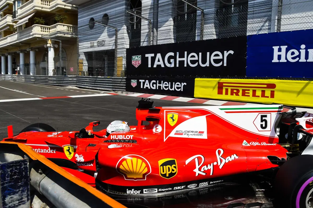 F1, GP Montecarlo 2017, FP2: Vettel al top (9)