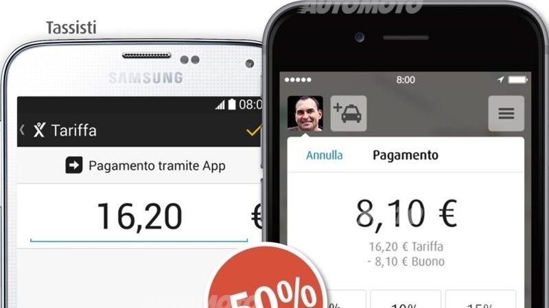 Mytaxi: l&#039;App arriva a Milano. 50% di sconto sul taxi
