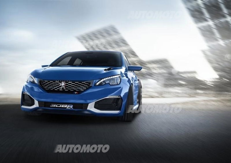 Peugeot 308 R HYbrid, la 308 da 500 CV &egrave; ibrida plug-in