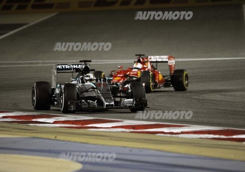 F1, FP3 Gp Bahrain: Hamilton davanti, ma Vettel &egrave; vicinissimo