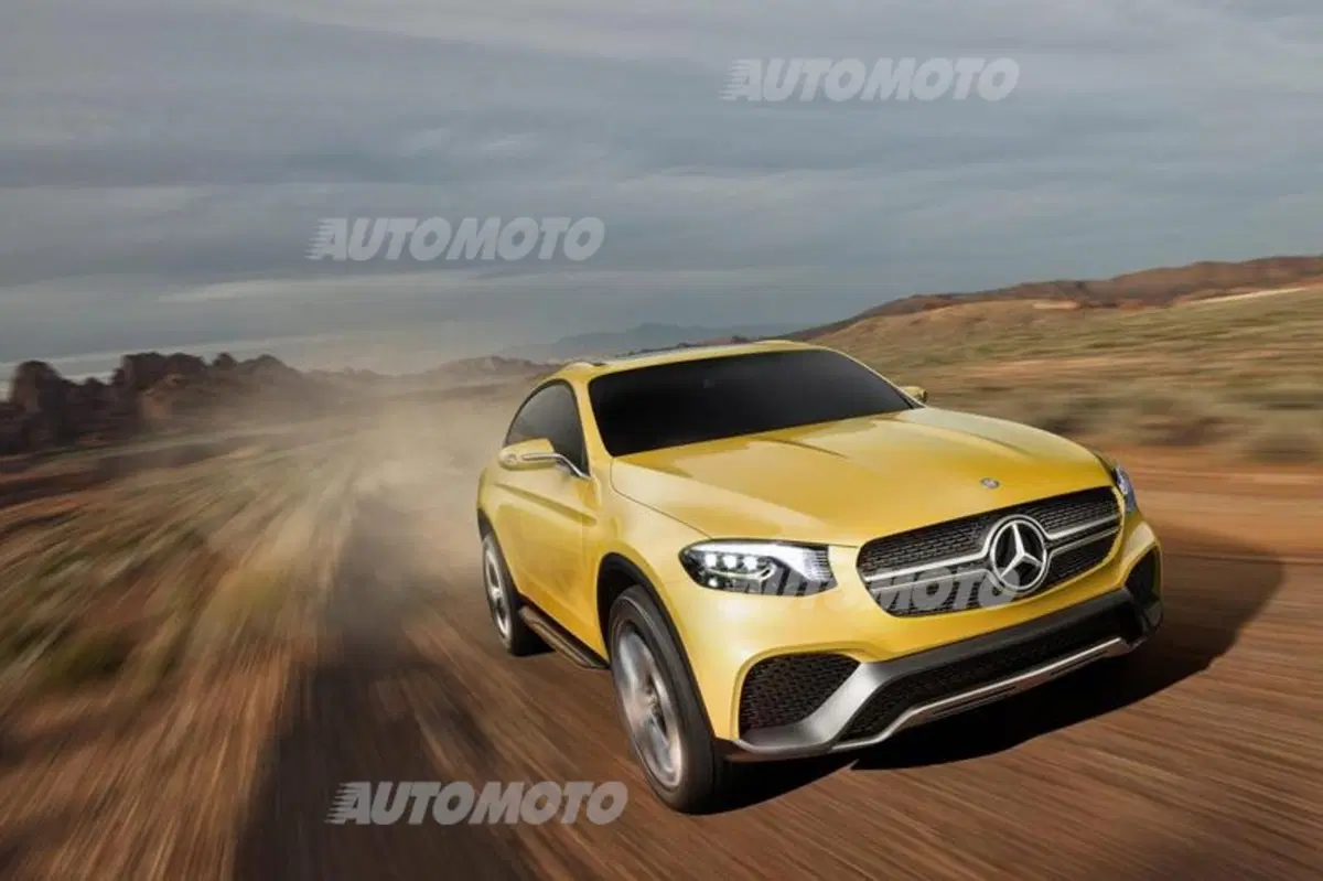 Mercedes GLC Coupé concept: la X4 presto avrà buona compagnia (3)