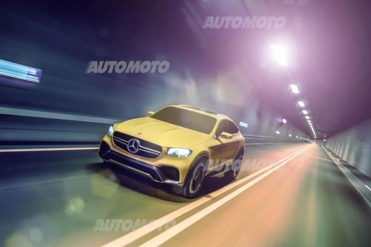 Mercedes GLC Coupé concept: la X4 presto avrà buona compagnia (6)