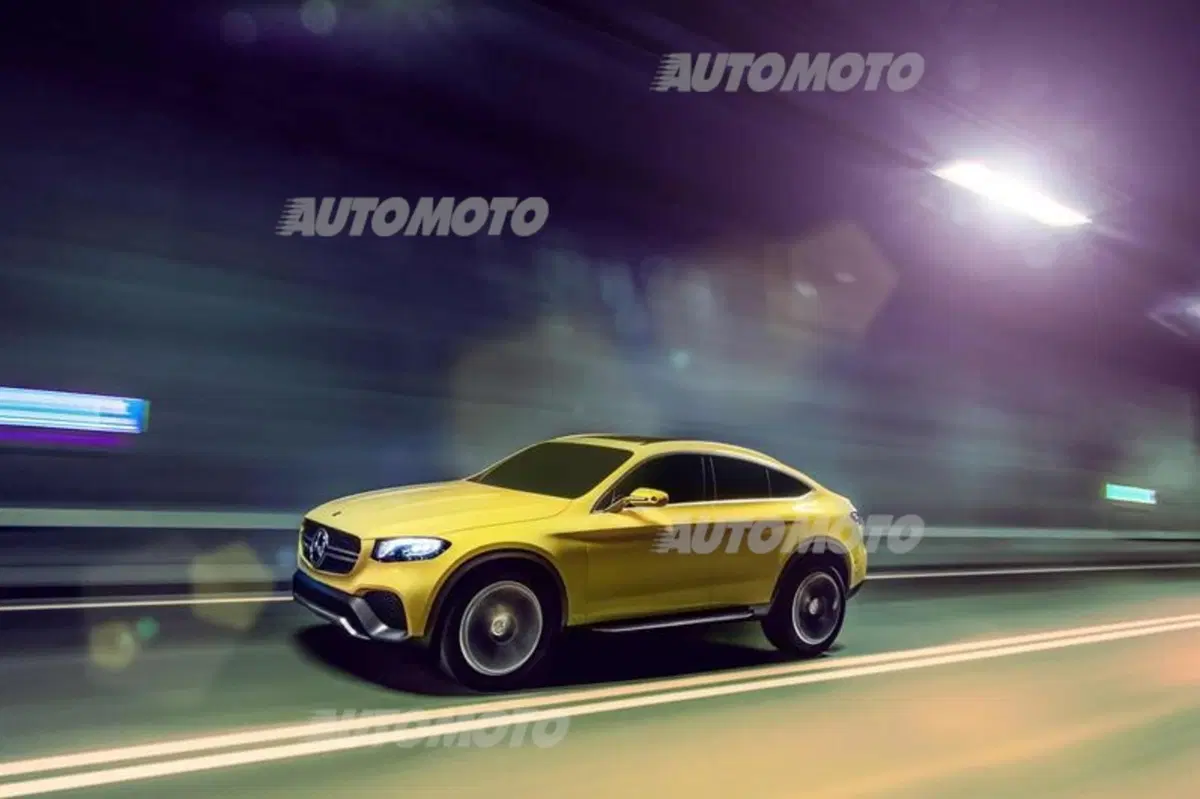 Mercedes GLC Coupé concept: la X4 presto avrà buona compagnia (8)