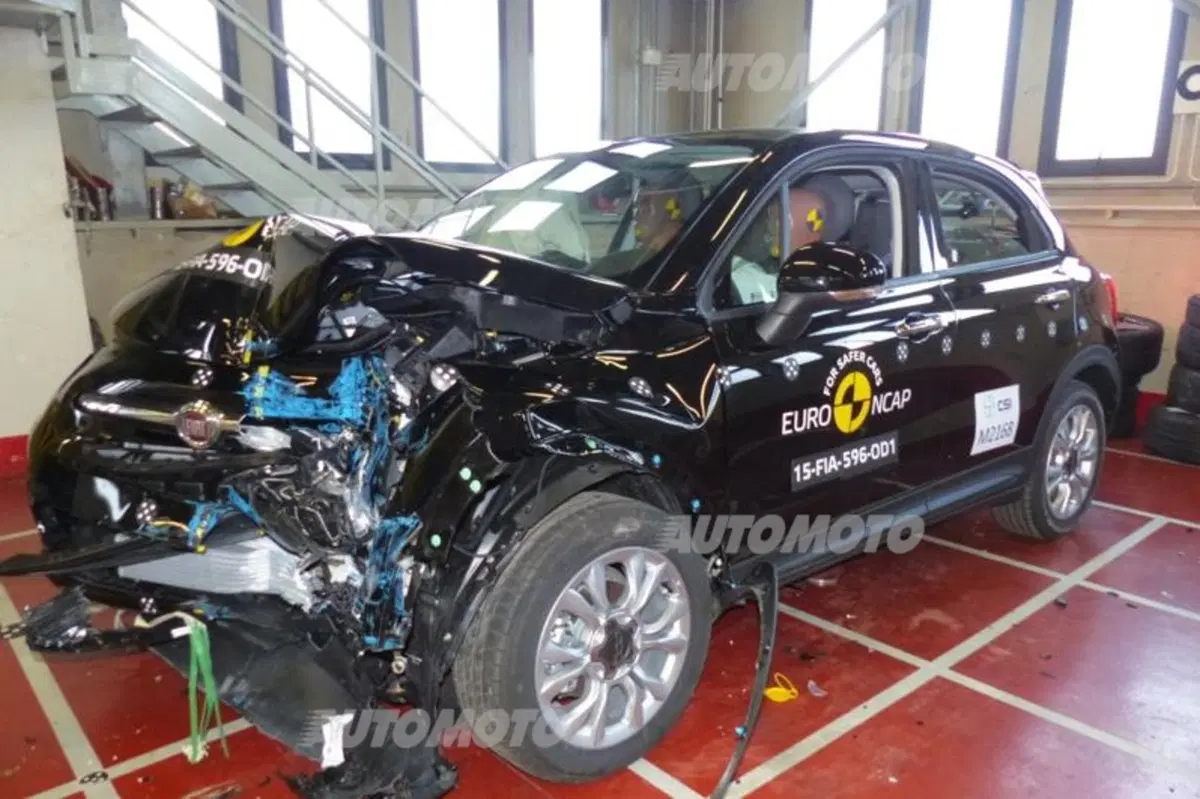 Fiat 500X, quattro stelle nei crash test Euro NCAP (3)