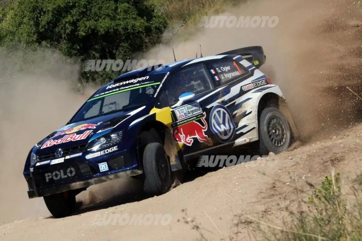 WRC 2015. Rally Argentina. Partiti! Ogier (VW Polo R WRC) subito in testa. (5)