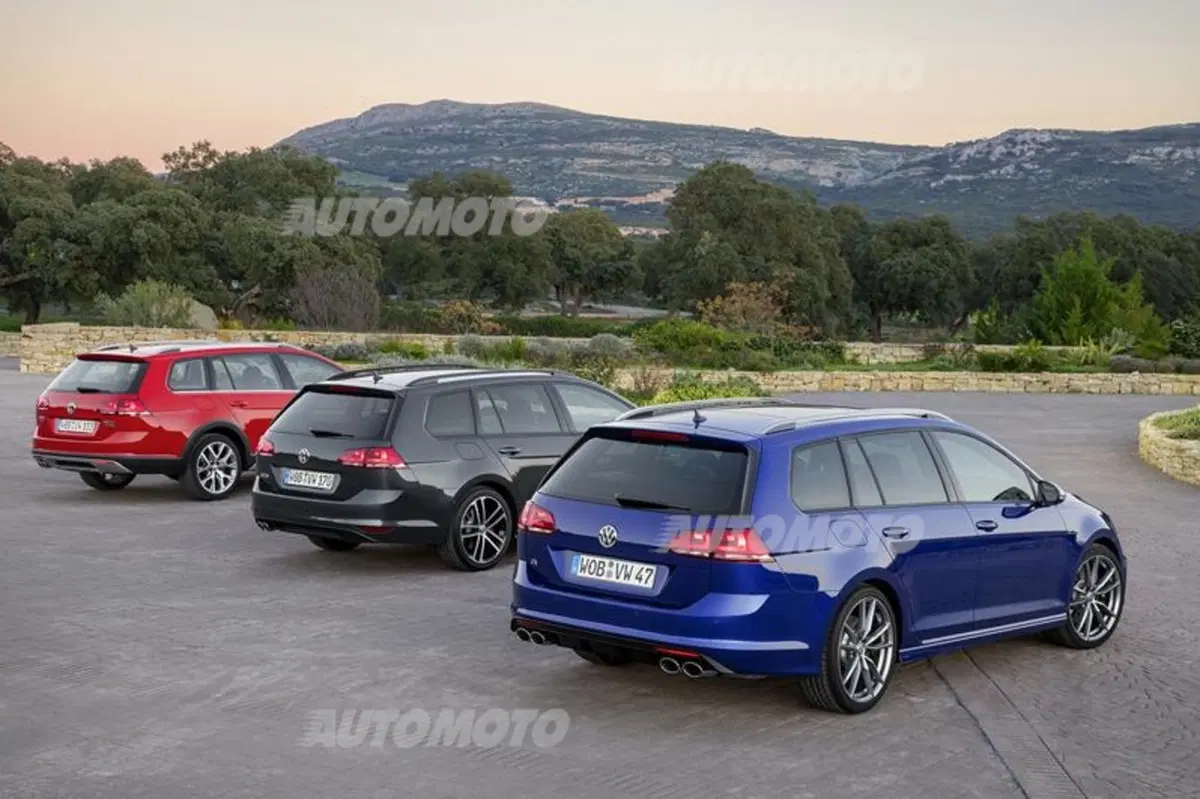 Volkswagen Golf Variant: nuova GTD, Alltrack e R