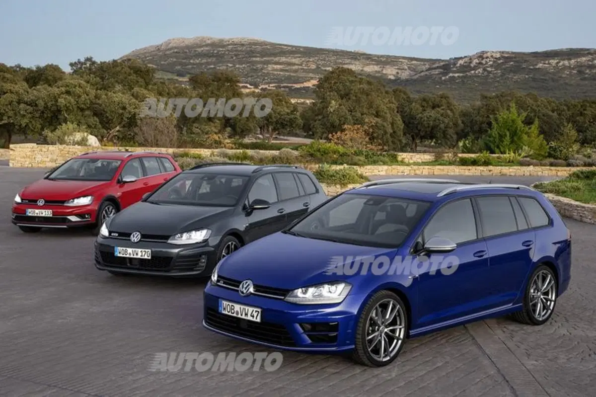 Volkswagen Golf Variant: nuova GTD, Alltrack e R (2)