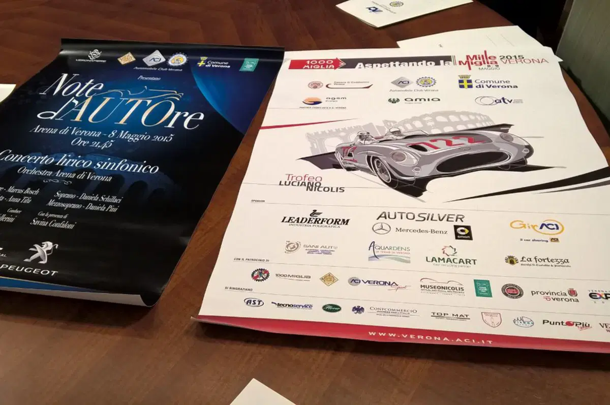 Aspettando la Mille Miglia 2015: a Verona, in attesa della Freccia Rossa