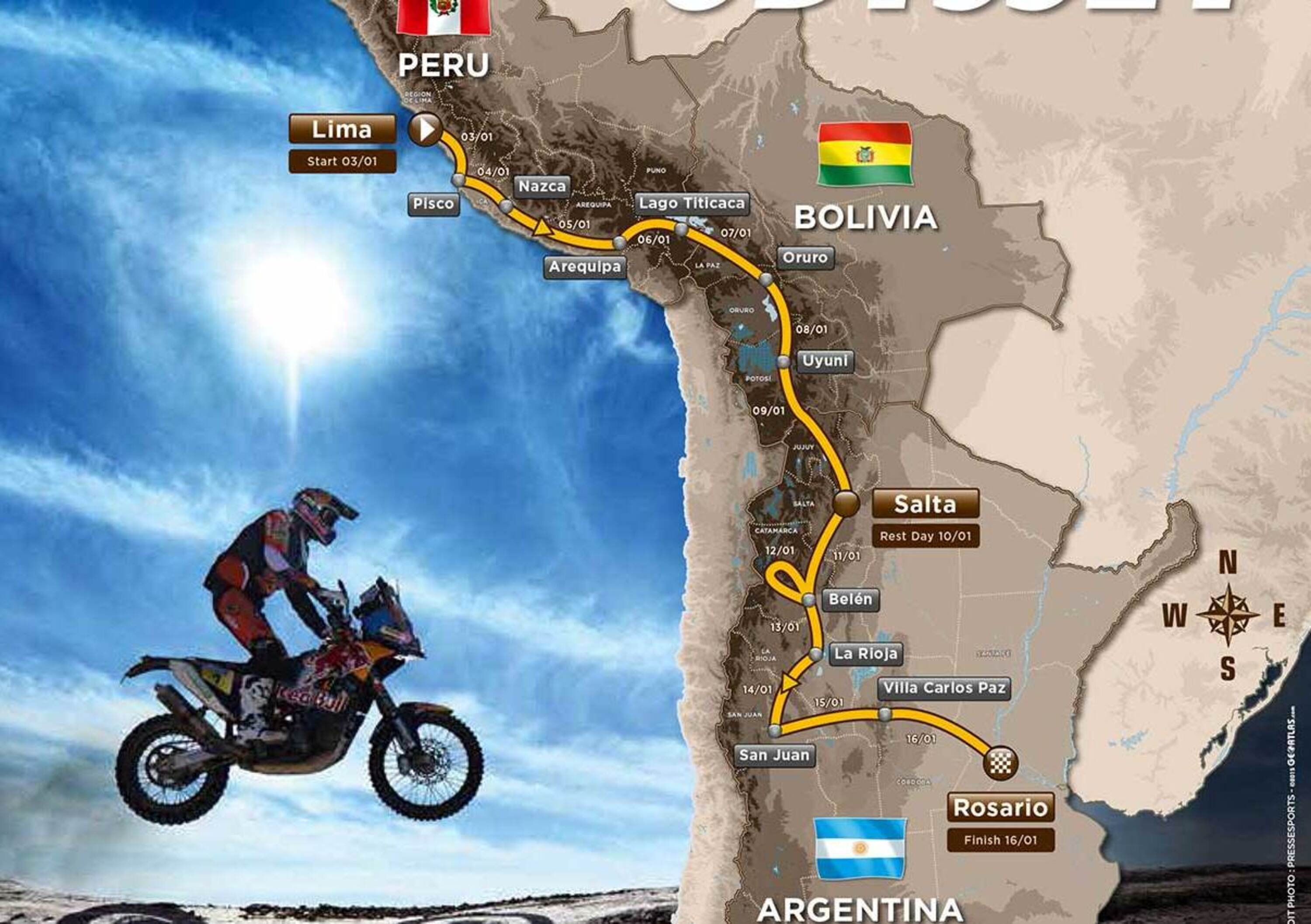 Dakar 2016. Cancellato il Per&ugrave;!