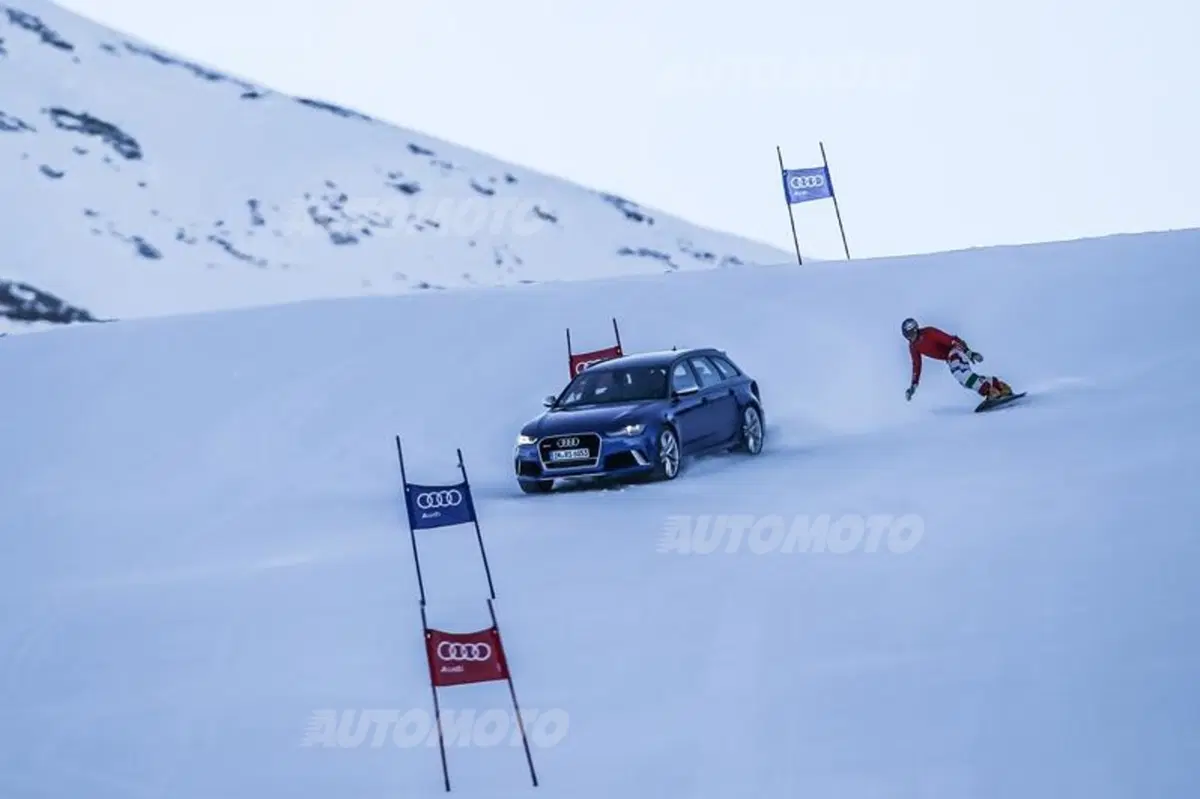 Audi RS6: riesce davvero ad andare su una pista da sci (come nello spot)? [video]