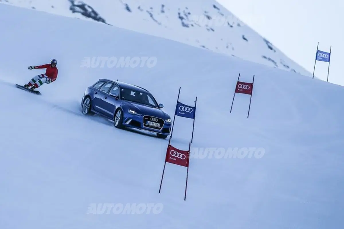 Audi RS6: riesce davvero ad andare su una pista da sci (come nello spot)? [video] (3)