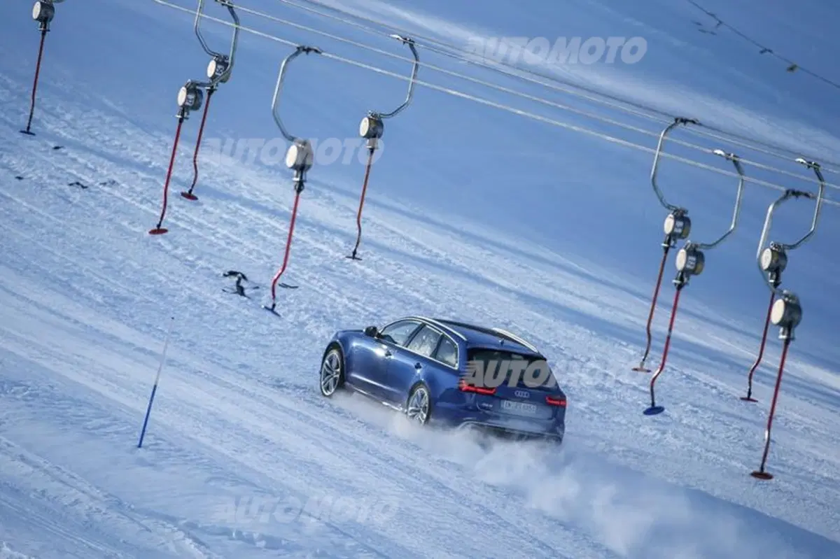 Audi RS6: riesce davvero ad andare su una pista da sci (come nello spot)? [video] (9)