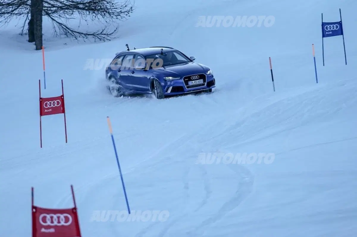 Audi RS6: riesce davvero ad andare su una pista da sci (come nello spot)? [video] (11)