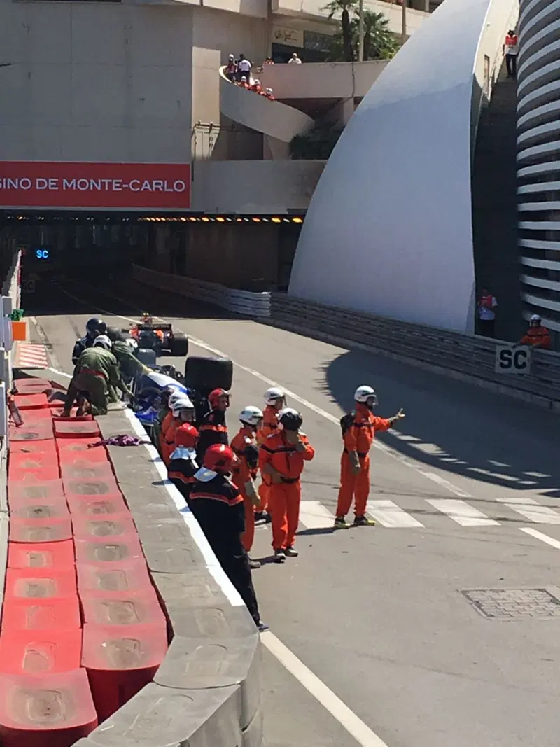 L'incidente di Wehrlein: foto Magni