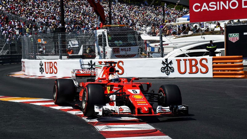 F1, GP Montecarlo 2017: vince Vettel. Secondo Raikkonen