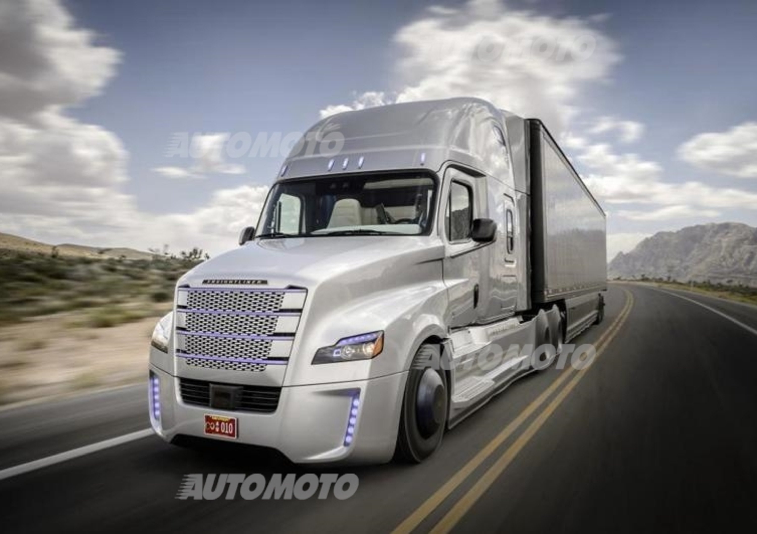 Freightliner Inspiration Truck, il primo &ldquo;truck&rdquo; a guida autonoma