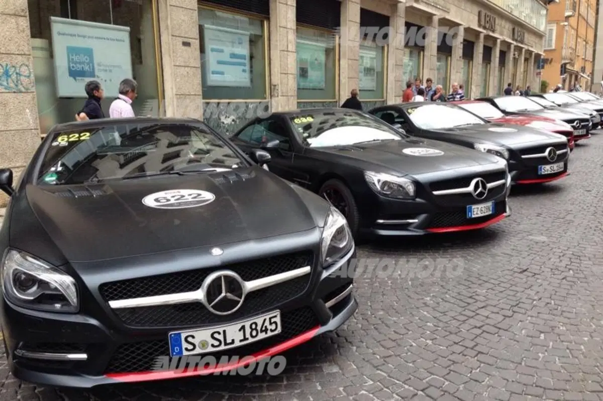 Tribute Mercedes to Mille Miglia 2015: 1.600 km di emozioni e una grande vittoria (2)