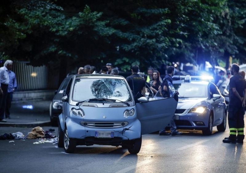 Roma, donna investe otto persone. Era sotto l&#039;effetto della cocaina