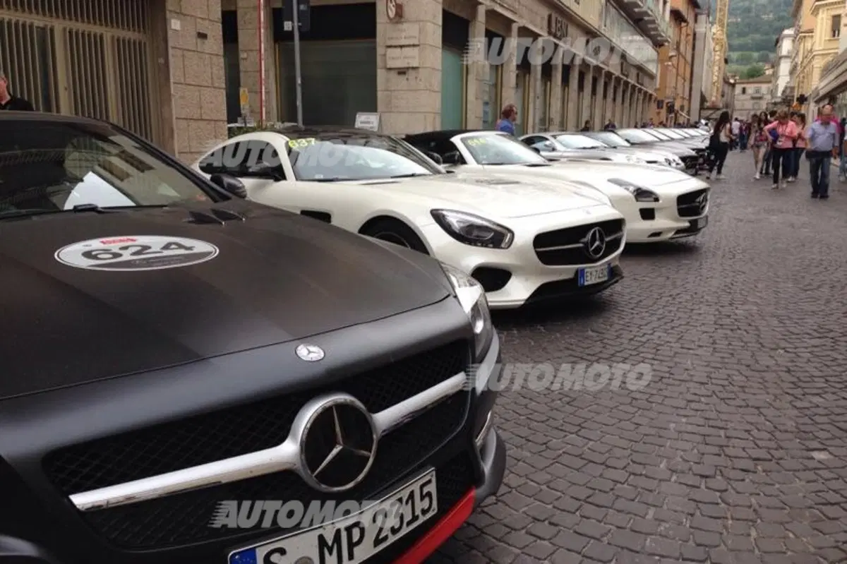 Tribute Mercedes to Mille Miglia 2015: 1.600 km di emozioni e una grande vittoria (31)