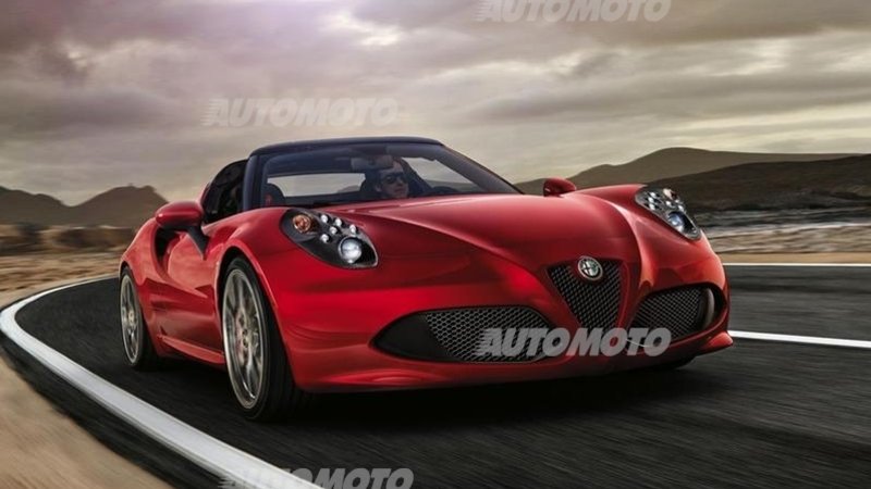 Alfa Romeo 4C Spider: i prezzi per il mercato italiano
