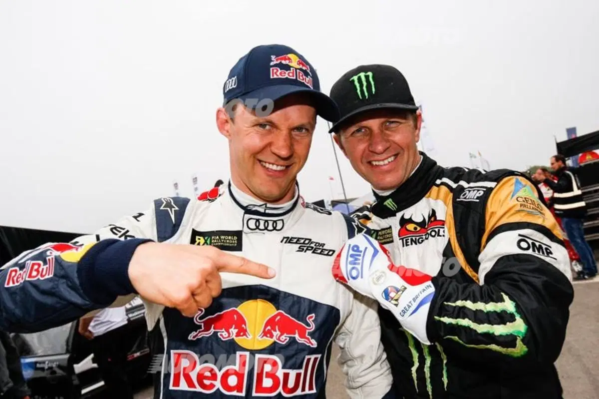 WRX 2015: Rallycross di Gran Bretagna, il lungo volo di Petter Solberg (16)