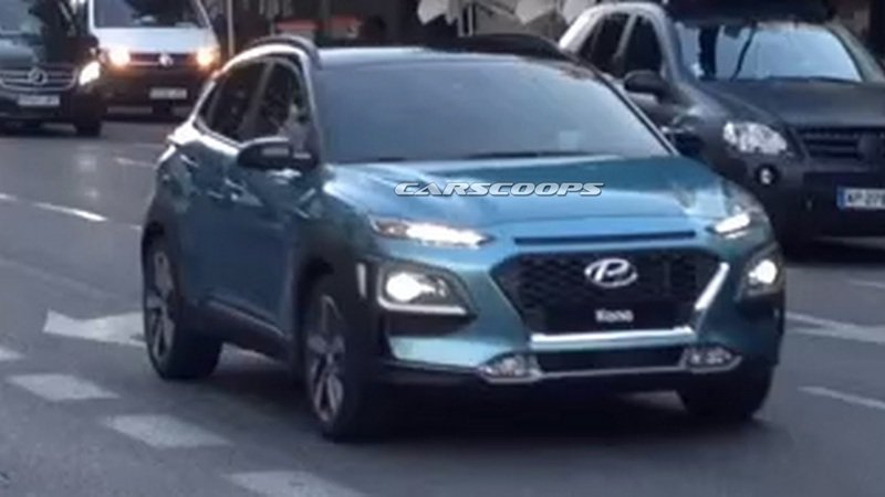 Hyundai Kona, le foto spia