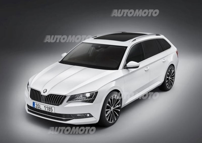 Nuova Skoda Superb, ecco la versione wagon