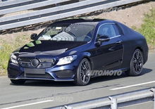 Mercedes Classe C Coupé: ultimi test per il muletto