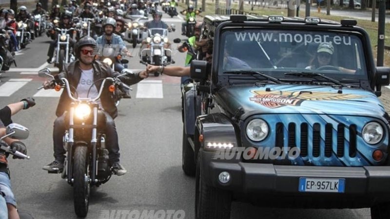 Jeep e Harley-Davidson unite contro il cancro: torna il raduno a Torino