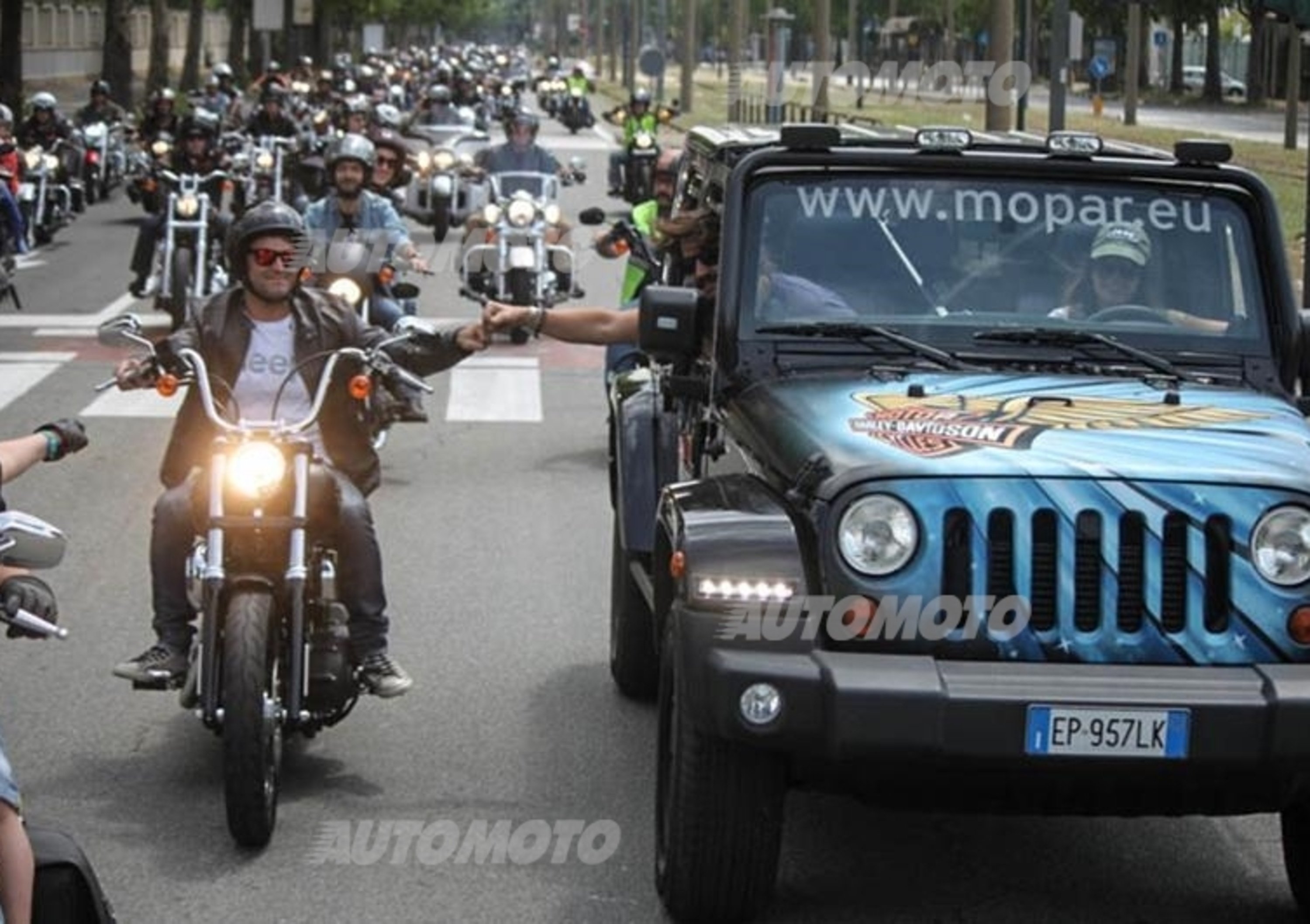 Jeep e Harley-Davidson unite contro il cancro: torna il raduno a Torino