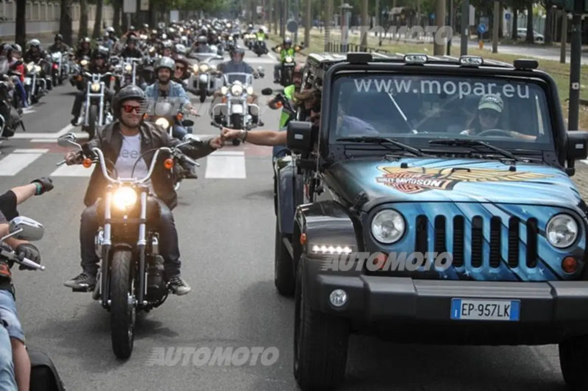 Jeep e Harley-Davidson unite contro il cancro: torna il raduno a Torino (3)