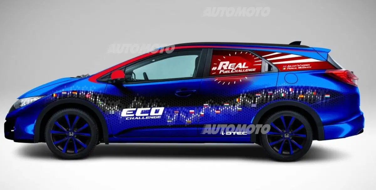 Honda, un giro d'Europa per entrare nel Guinness (3)