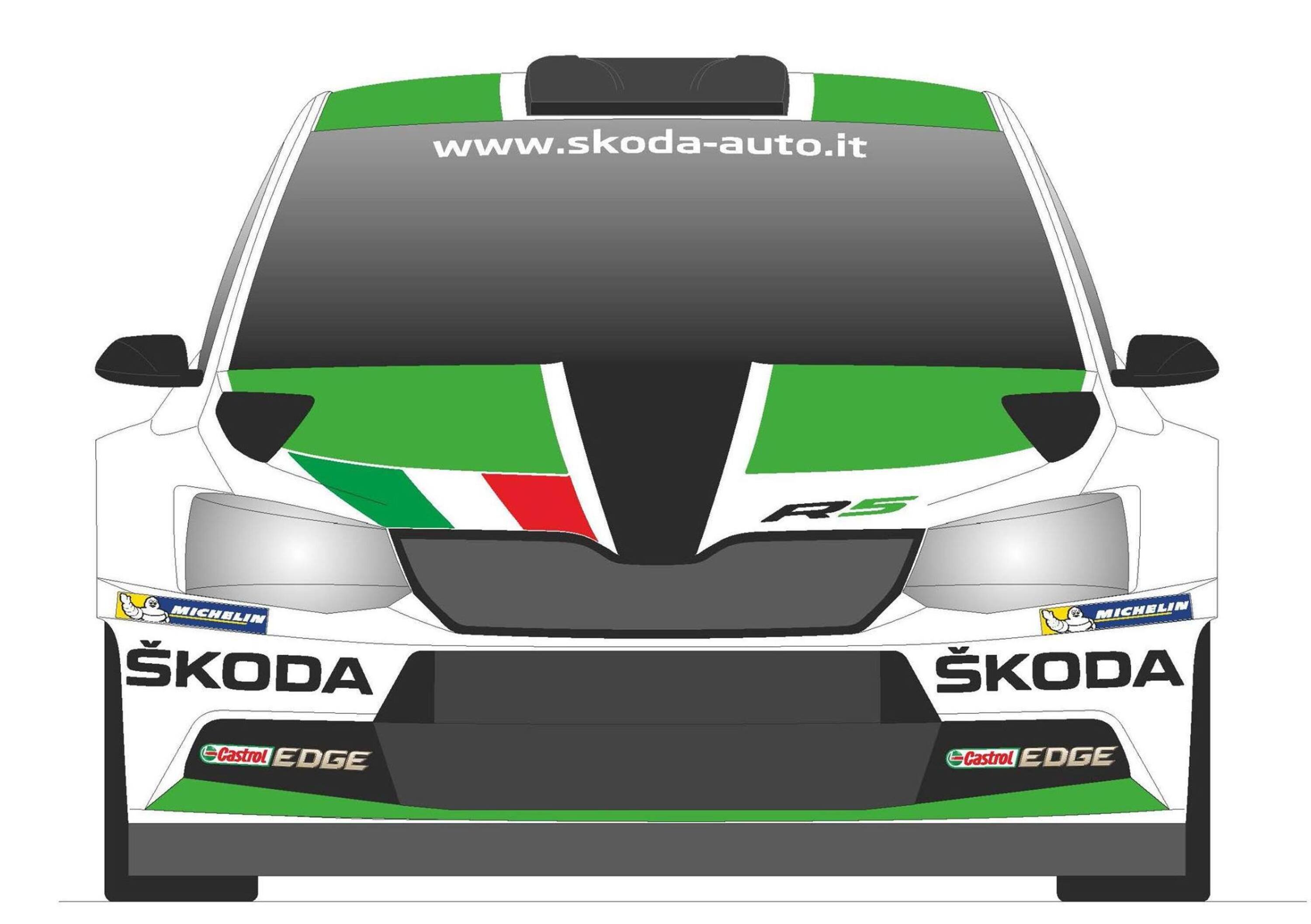 Skoda Fabia R5 pronta al debutto a San Marino con Scandola