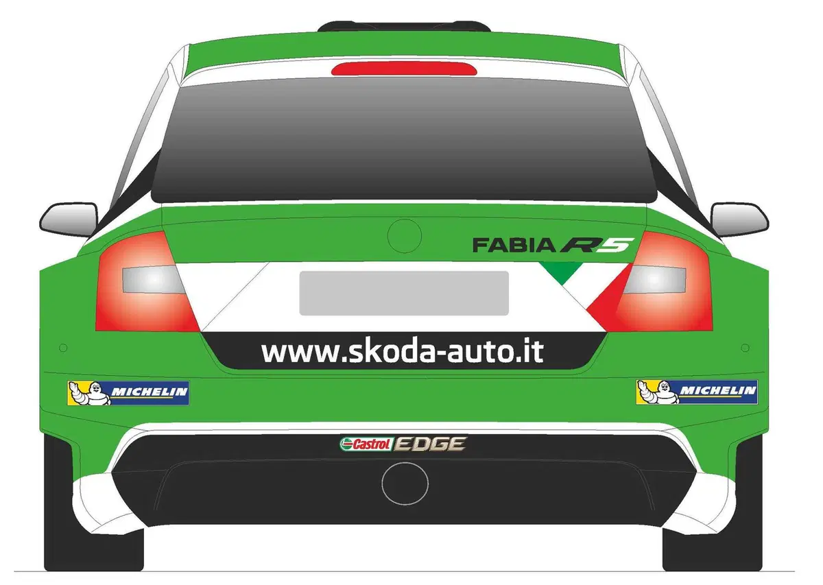 Skoda Fabia R5 pronta al debutto a San Marino con Scandola