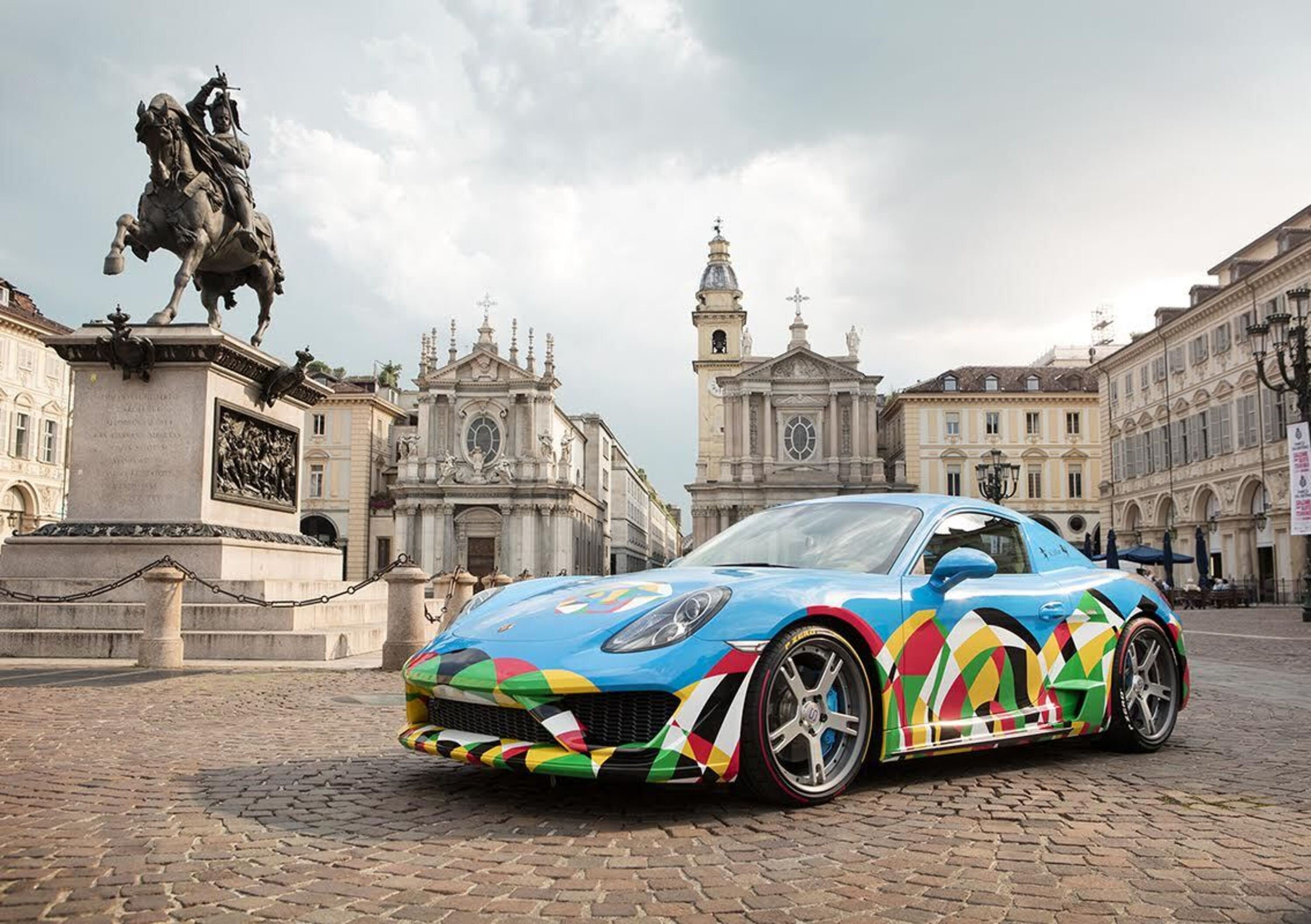 Porsche Torino-Zuffenhausen, la show car a Torino