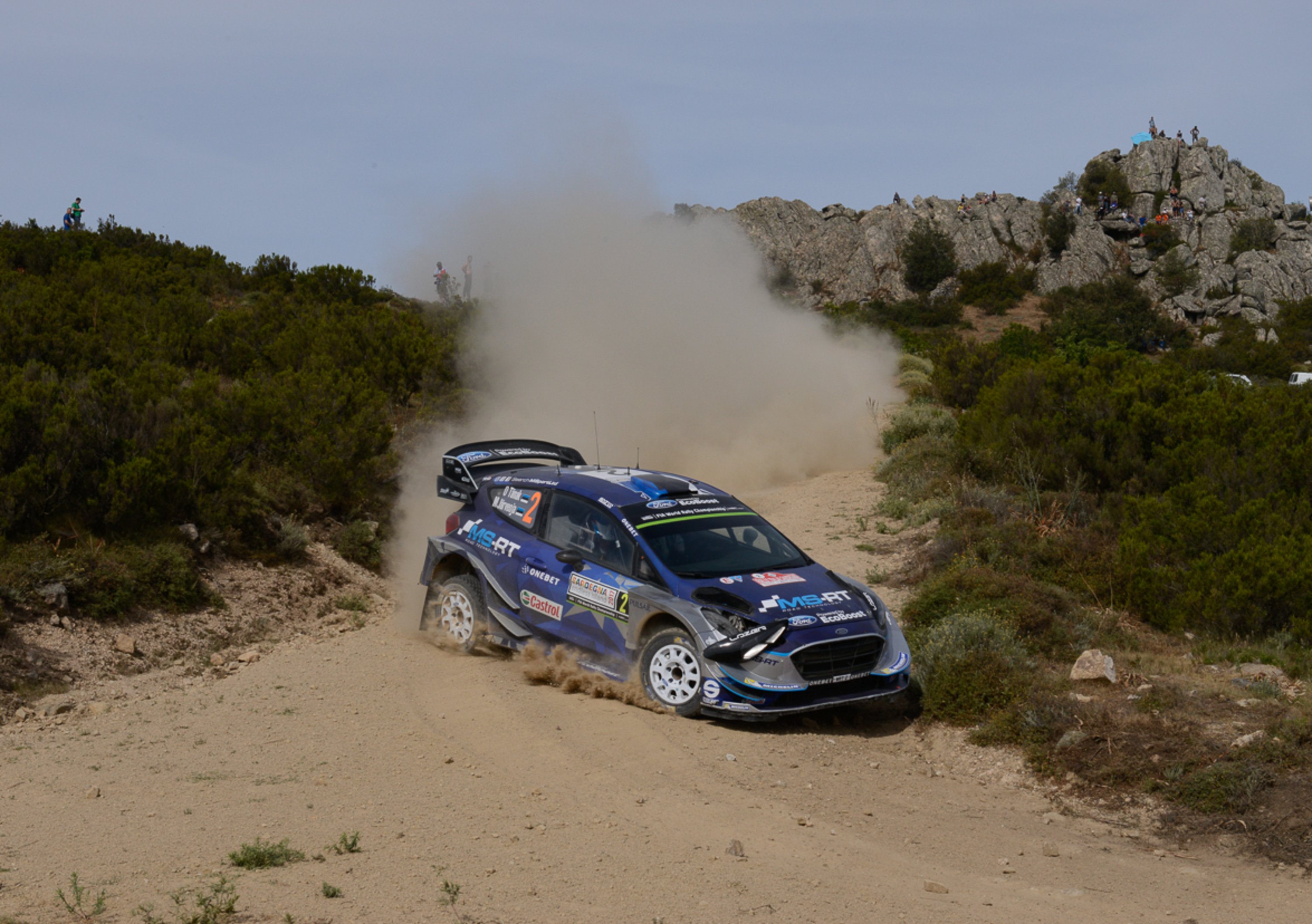 WRC17 Italia Sardegna. Tappa 2. &Egrave; la volta di Tanak (Ford M-Sport)