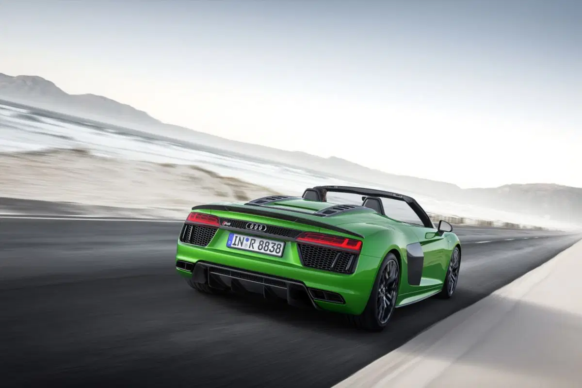 Audi R8 Spyder V10 plus, la spider dei Quattro Anelli più potente di sempre (8)