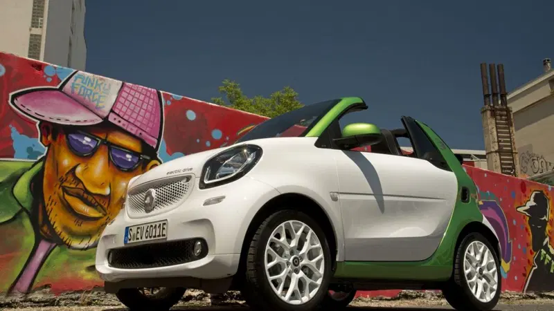 Smart fortwo cabrio electric drive, elettrica all'aperto