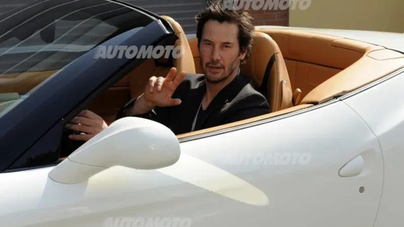 Keanu Reeves visita la Ferrari: &laquo;E' un sogno&raquo;