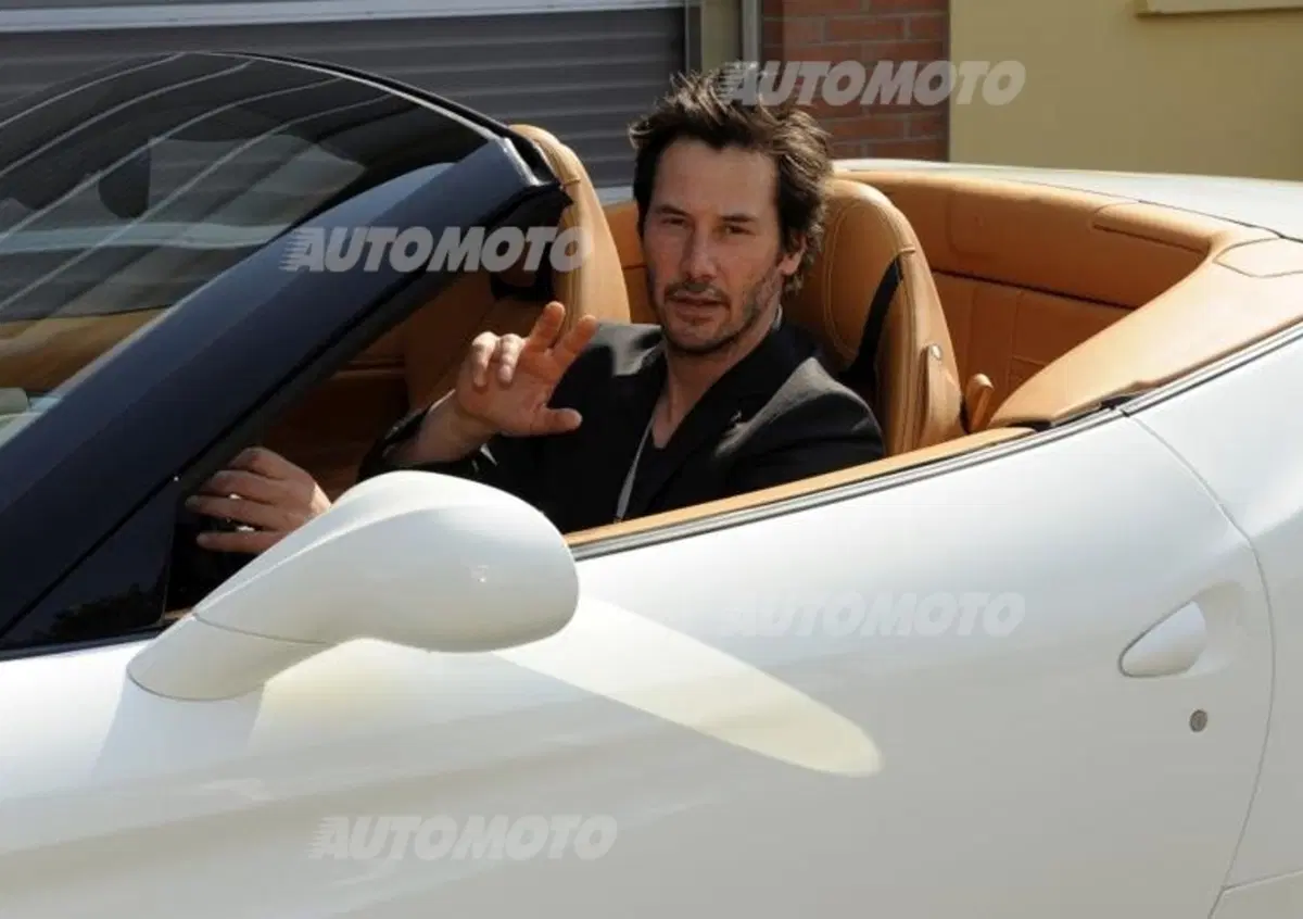 Keanu Reeves visita la Ferrari: &laquo;E' un sogno&raquo;