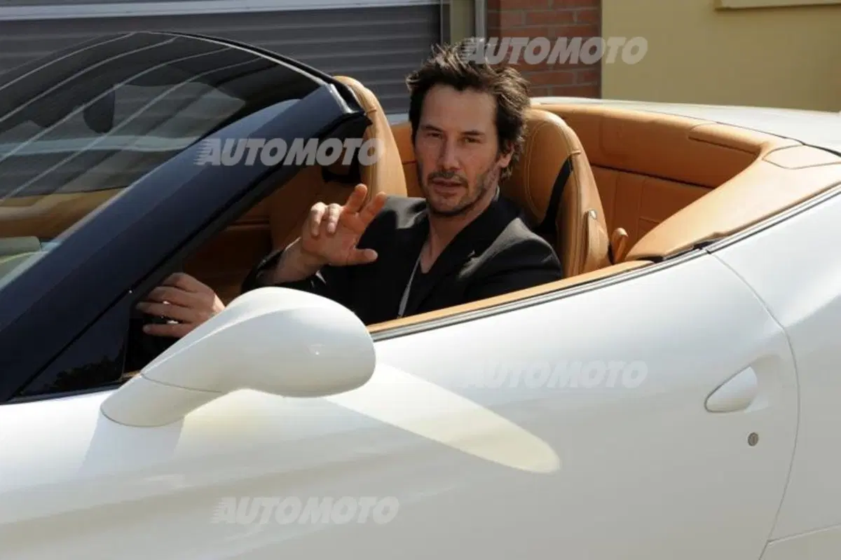 Keanu Reeves visita la Ferrari: «E' un sogno»