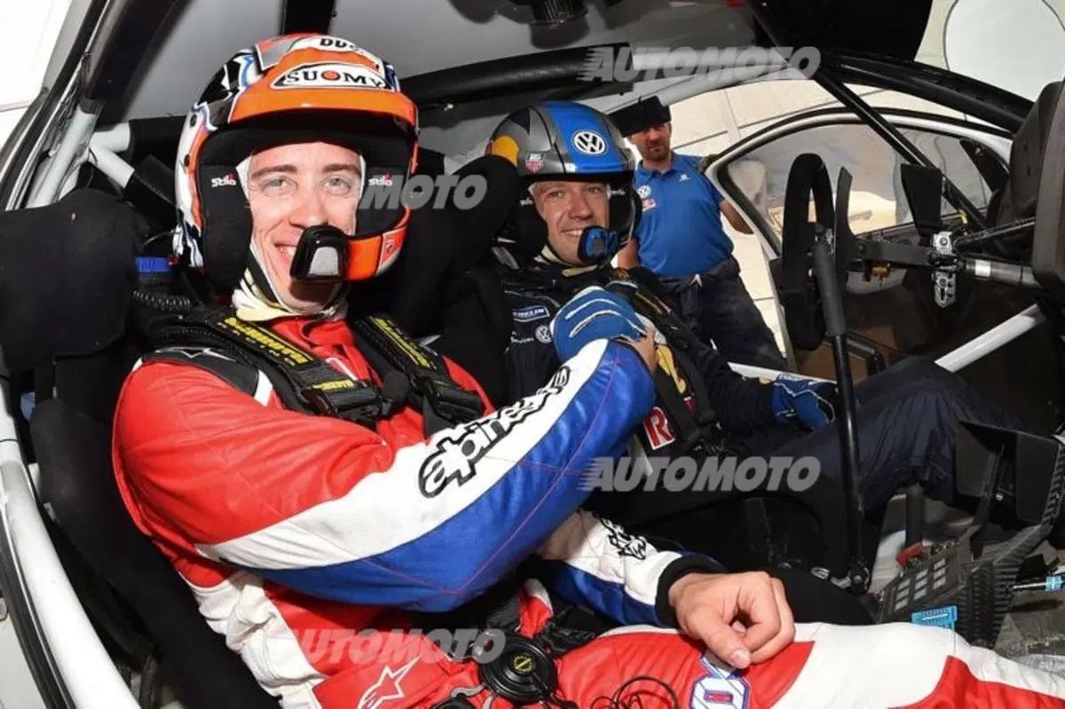 WRC incontra MotoGP: Dovizioso navigatore di Ogier in Sardegna