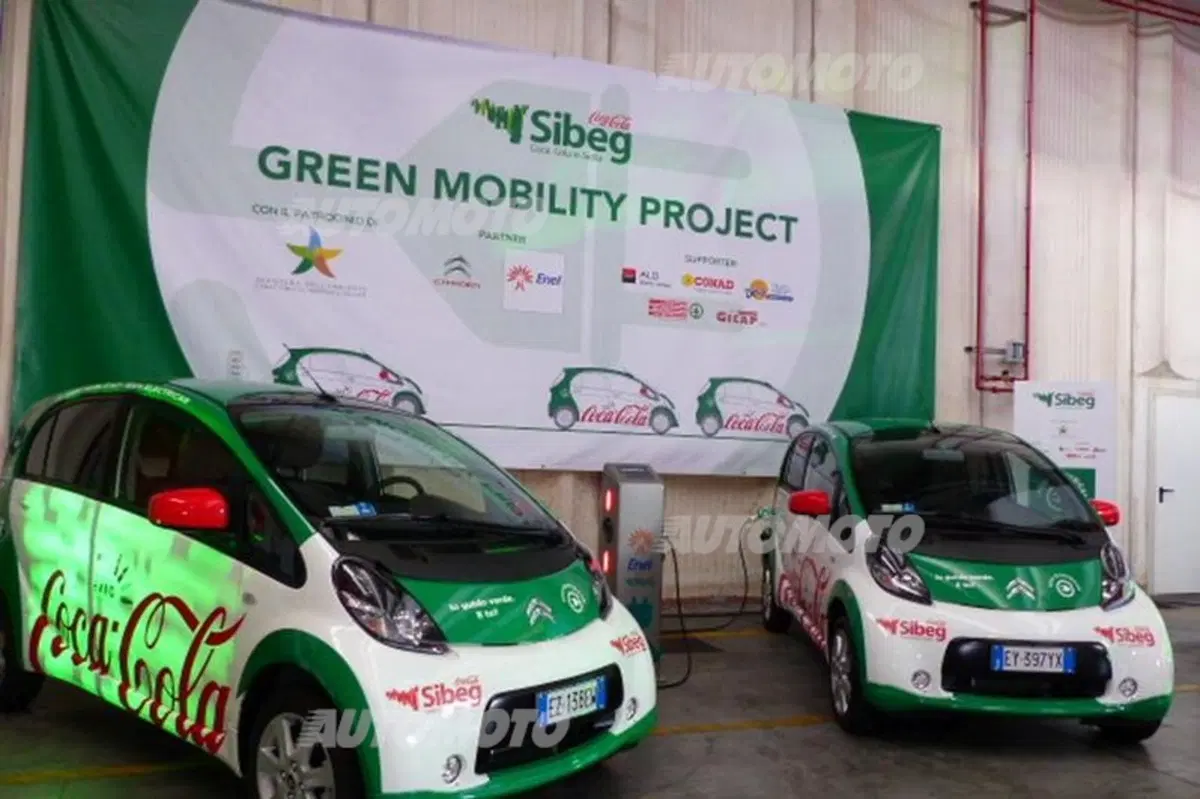 Sicilia: 100 Citroen C-Zero per Sibeg, imbottigliatore ufficiale di Coca-Cola dal 1960
