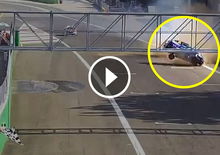 Clio Cup Italia 2017 Monza: l'incidente di Nardilli all'arrivo [Video]