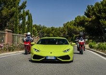 Lamborghini e Ducati, viaggio verso la 1000km del Paul Ricard [Video]