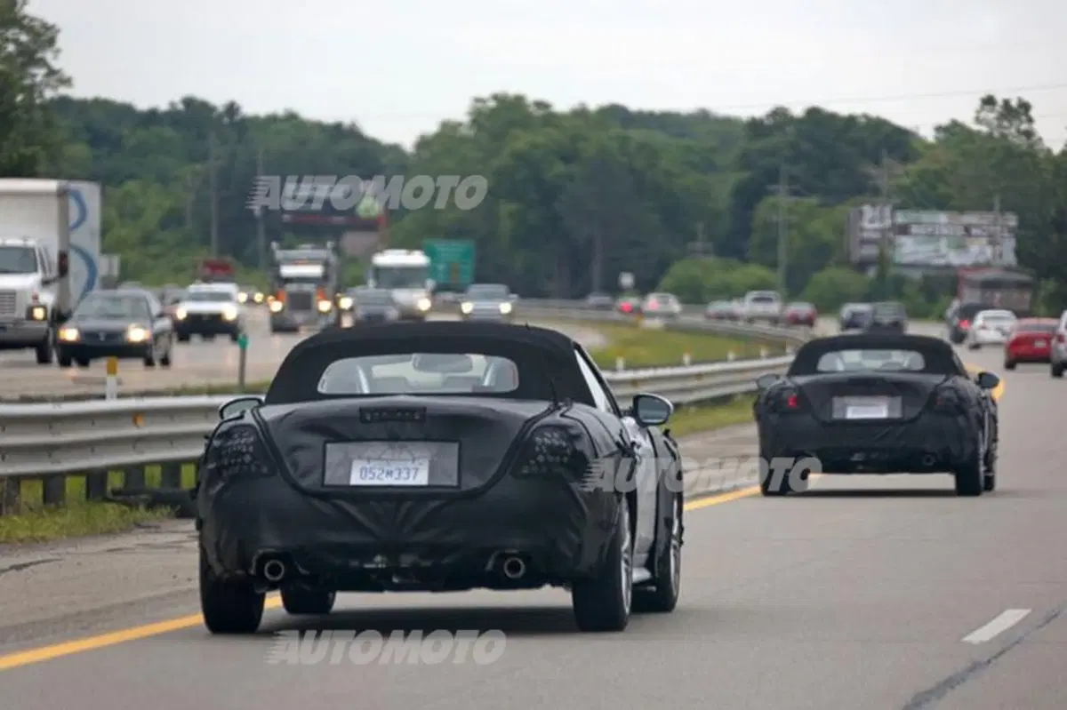 Fiat 124 Spider: le prime foto spia della roadster su base Mazda (7)